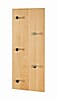 Garderobe Wandgarderobe TORINO Buche mit 5 Haken