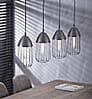 Hängeleuchte Pendelleuchte ANISSA 4-flammig Farbton Black Nickel