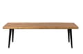 Bank ALAGON Walnuss mit Baumkante 120 cm von DUTCH BONE