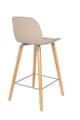 Tresenhocker ALBERT KUIP in Taupe von ZUIVER