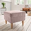Hocker für Ohrensessel AVERSA Stoff Talento Flamingo