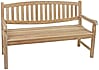 Teak Gartenbank LOMBOK 150 cm mit Armlehne