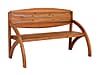 Gartenbank HAIDA 140 cm mit Armlehne aus Akazie