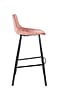 Barhocker FRANKY VELVET Samt Rosa von DutchBone