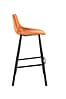 Barhocker FRANKY VELVET Samt Orange von DutchBone