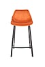 Tresenhocker FRANKY VELVET Samt Orange von DutchBone