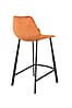 Tresenhocker FRANKY VELVET Samt Orange von DutchBone
