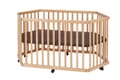Faltbares Laufgitter Laufstall tiSsi® Buche natur