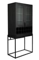 Buffetschrank Weinschrank TRAVIS BLACK OAK von ZUIVER