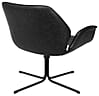 NIKKI ALL BLACK Lounge Sessel Relaxsessel von ZUIVER