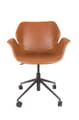 Bürostuhl NIKKI OFFICE ALL BROWN von Zuiver