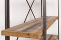 Bücherregal JOY Stahl und Holz im Industrie Stil