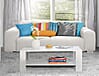 Couchtisch SNOW 120 x 75 cm Optik Weiß matt von Forte