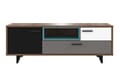 Lowboard TV-Kommode RAVEN 1 Tür 2 Schubladen Gerätefach von Forte