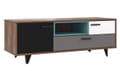 Lowboard TV-Kommode RAVEN 1 Tür 2 Schubladen Gerätefach von Forte