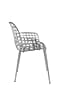 Stuhl Gartenstuhl ALBERT Aluminium Grau von ZUIVER