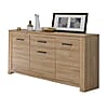 Sideboard HAVANNA 3 Türen 1 Schublade Optik: Alteiche von Forte