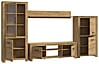 Wohnzimmerschrank HAVANNA Alt-Eiche Wohnwand 4-tlg. von Forte