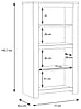 Wohnzimmerschrank HAVANNA Alt-Eiche Wohnwand 4-tlg. von Forte