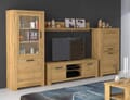 Wohnzimmerschrank HAVANNA Alt-Eiche Wohnwand 4-tlg. von Forte