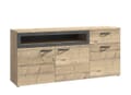 Sideboard Kommode KALOMIRA 3-trg. Optik: Fichte / Betonoptik von Forte