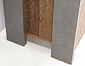 Schreibtisch CLIF 1-trg. 1 Schublade Optik: Old Wood Vintage von Forte