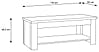 Couchtisch CLIF mit aufklappbarer Platte Optik: Old Wood Vintage