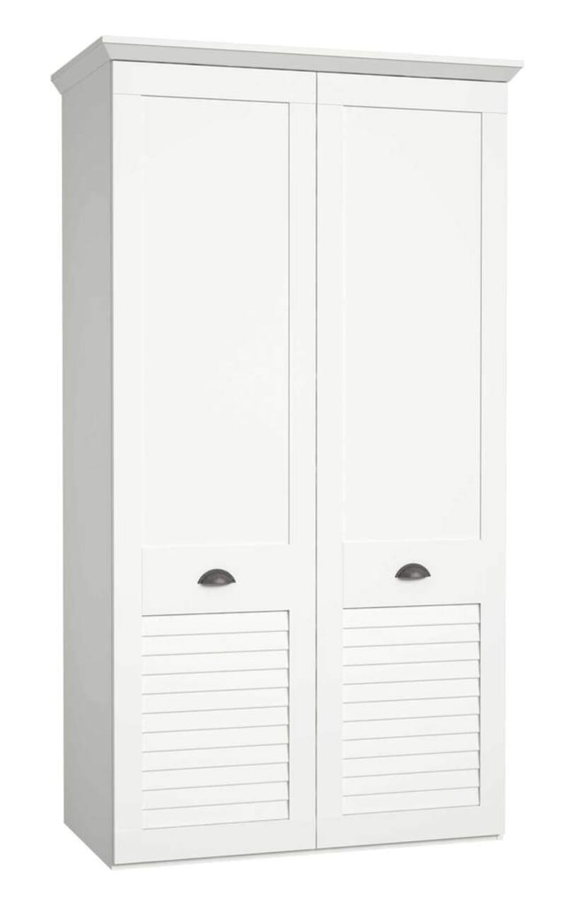 Kleiderschrank MARIDA 9 Türen Optik: Weiß matt, von Forte Kleiderschrank MARIDA 9 Türen Optik: Weiß matt, von Forte