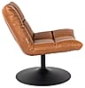 Lounge Sessel BAR VINTAGE BROWN Kunstleder von DutchBone
