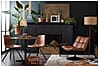 Lounge Sessel BAR VINTAGE BROWN Kunstleder von DutchBone