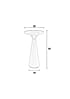 Beistelltisch FLOSS GREY von Zuiver aus Aluminiumguss 
