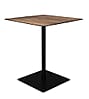 Bistrotisch BRAZA SQUARE BROWN von DUTCHBONE Platte recycelte Eiche Bistrotisch BRAZA SQUARE BROWN von DUTCHBONE Platte recycelte Eiche