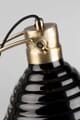 Tischleuchte CURLY Schwarz Messing