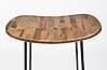 Barhocker TANGLE Natural - Metall und Teakholz