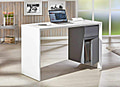 Bürotisch Schreibtisch MEGARA mit Tür und Schublade Beschichtung Weiß