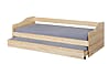 Kinderbett Sofabett MALTE natur mit Schublade 90 x 200 Kiefer massiv