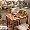 Gartentisch Balkontisch PITTSBURGH 70 x 50 cm aus Eukalyptus