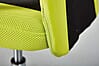 Jugenddrehstuhl Drehstuhl DONNY Mesh Lime-Green mit Armlehnen