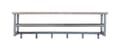 Wandgarderobe HOOK 67, Garderobe mit Kleiderstange Hutablage 6 Haken