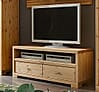 TV-Kommode VITA 120 cm Lowboard mit 2 Schubladen Kiefer massiv