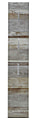 Garderobenpaneel MATEO 31 cm Driftwood Nachbildung mit 3 Haken