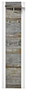 Garderobenpaneel MATEO 48 cm Driftwood Nachbildung und weiß