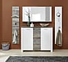 Garderobenspiegel MATEO 131 x 70 cm Ablage Driftwood Nachbildung