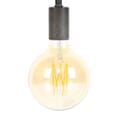 LED Filament Globus 12,5 cm GOLD-Line Amber Gold Glas 6 Watt Dimmbar