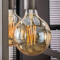 LED Filament Globus 12,5 cm GOLD-Line Amber Gold Glas 6 Watt Dimmbar