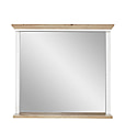 Spiegel JASMIN 93 x 83 cm mit Ablage Pinie weiß Nachbildung