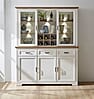 Buffet Geschirrschrank JASMIN Pinie weiß Nachbildung
