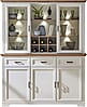 Buffet Geschirrschrank JASMIN Pinie weiß Nachbildung