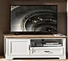 TV Lowboard JASMIN 143 cm Pinie weiß Nachbildung