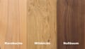 Esstisch LENA Tischbreite 90 cm 3 Holzarten 5 Längen von Dudinger